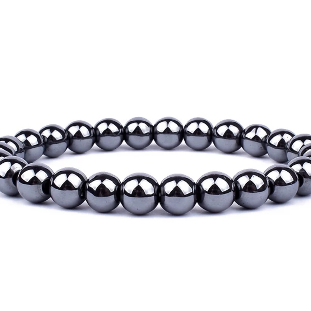 Genuine Hemetite gemstone bracelets - Picture 4 of 5